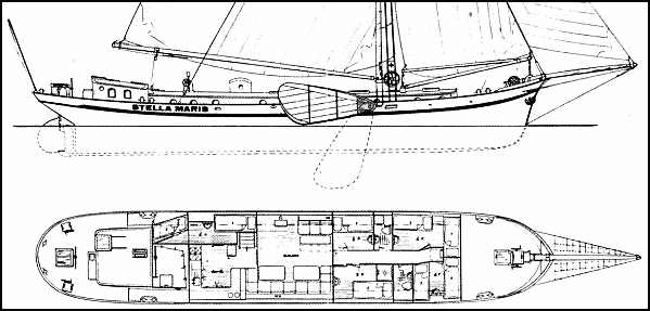 Sketch of the ship