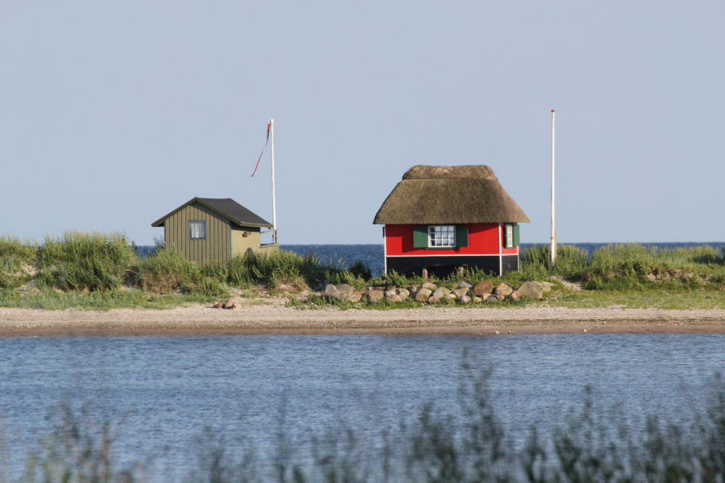 Strandhäuser in Marstal