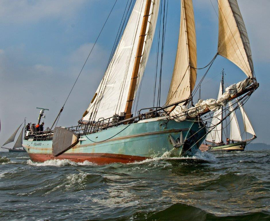 Stella Maris mit Standardbesegelung beim Klipperrace