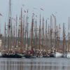 Schiffe im Flensburger Hafen bei der Rumregatta